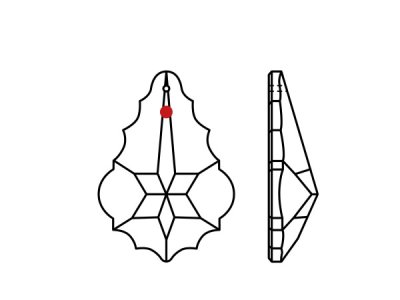 画像2: ◆粒売り◆8901 MM38,0X27,0クリスタル1粒